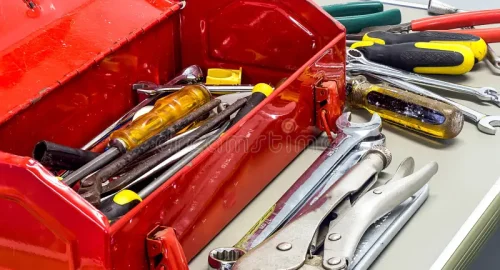tools-red-tool-box-well-used-old-48422158 Trade